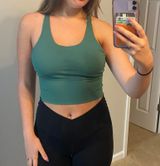 Athletic Tank top Bra Green Size M Photo 0