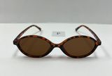 Small Oval Brown Sunglasses / Leopard Oval Sunglasses Photo 0