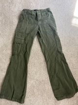 Aeropostale Cargo Pants Flare Low Rise Photo 0
