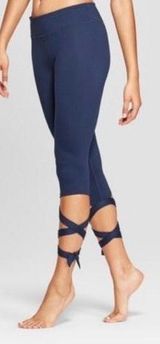 Joy Lab Tie At The Bottom Leggings Photo 0