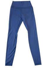 CRZ yoga navy double seam high rise full length leggings xs Photo 0