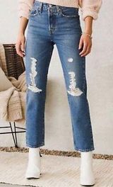 NWOT  wedgie straight ripped jeans size 31 Photo 0