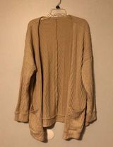 Cream Cable Knit Cardigan Photo 0