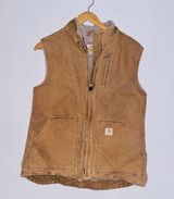 Carhartt Sherpa Lined Vest Sz M Photo 0