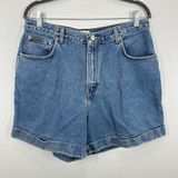 Vintage Calvin Klein Denim Mom Shorts Womens Size 16 Blue Medium Wash Cuffed USA Photo 0