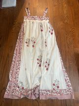 Margovil Square Collar Splice Floral Print Swing Maxi Cami Dress  Photo 0