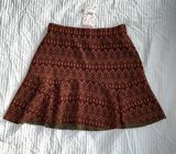 Free People Patterned Sweater Skirt  Photo 0