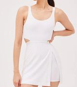 Outdoor Voices $108 white cutout court tennis athletic dress M Photo 0