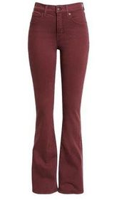 Veronica Beard Flare Jeans Dark Red Photo 0
