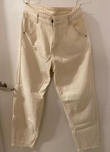 Shein Light Beige Cargo Jean Pants Photo 0