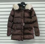 Noize Ophelia Hooded Parka Ski Jacket Women Small Brown Quilted Puffer Coat Snow Photo 0