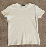 Brandy Melville helen basic top off white Photo 0