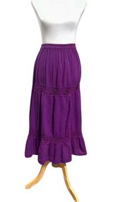 Women’s purple maxi skirt small Photo 0