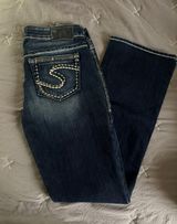 Women’s Silver Bootcut Jeans Photo 0
