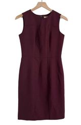NWT Banana Republic Factory Women’s Sleeveless Sheath Dress Maroon Red Size 2 Photo 0