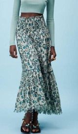 Zara floral maxi skirt boho Size Small Photo 0