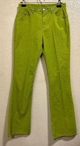 Jones New York Y2K Vintage Green Corduroy Flare Pants Photo 0