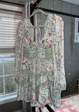 Altard State Sage Green Dress Photo 0