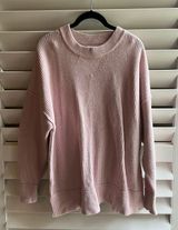Aerie Light Pink Oversized Sweater Photo 0