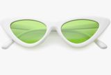 Amazon Funky Green Cat Eye Sunglasses Photo 0