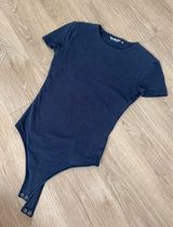 Abercrombie & Fitch Double Lined Crew Bodysuit Navy Photo 0