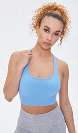 Forever 21 Seamless Ribbed Sports Bra Photo 0