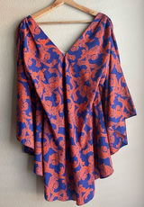 Voom by Joy Han Boho Draped Kimono Paisley Dress Photo 0