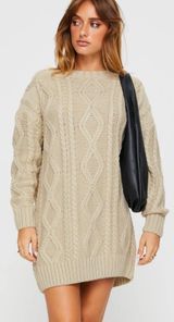 Sweater Mini Dress Photo 0