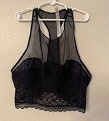 Free people stay with me soft bra black women's medium Photo 0