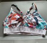 Victoria’s Secret Pink Ultimate Lightly Lined Sports Bra Size S Black Photo 0