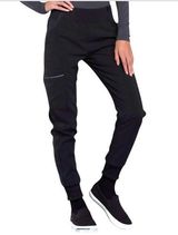 Cherokee Infinity Women's Black Mid Rise Jogger Pants Scrubs Size Small Tall Photo 0