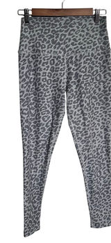 Beyond Yoga Leggings SoftMark High Waisted Midi Legging Gray Leopard Medium Photo 0