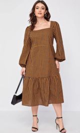 SheIn Checkered Dress Photo 0
