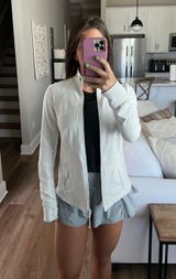 Lululemon White Define Jacket Photo 0