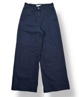 Everlane High-Waisted Wide Leg Pants Casual Trousers Women's 0 Photo 0