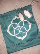 Kendra Scott Marble and gold plated earrings Photo 0