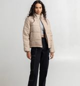 Tilly's  Tan Puffer Jacket Photo 0