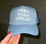Boutique Trucker Hat Blue Photo 0