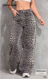 SheIn  Pants Cheetah Print Photo 0
