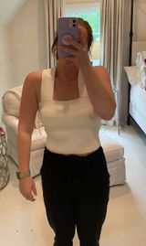 A.L.C. white Crop Top Photo 0