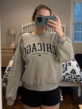 Oversized Crew Neck Sweatshirt Photo 0