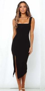 Black Midi Dress Photo 0