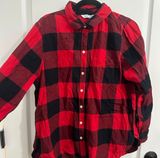 Old Navy Red & Black Soft Flannel ❤️🖤 Photo 0