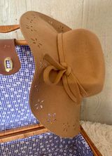 Betsey Johnson Brown Floppy Hat Photo 0