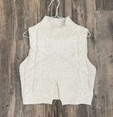 Cream Sweater Vest Photo 0