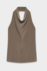 Aritzia Smooth Matter Tower Top in Taupe Photo 0