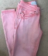 Peach Jeans Pink Size 8 Photo 0