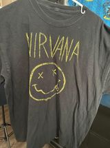 Nirvana Black Vintage  Shirt Photo 0