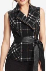 CAbi Tweed Grid Moto Vest Photo 0