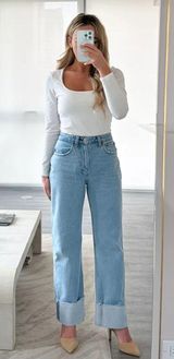 Curve Love High Rise 90’s Relaxed Jean Photo 0